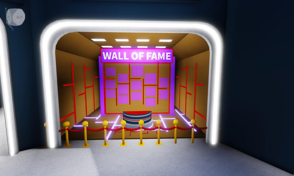 UGC Lobby Wall Of Fame Showcase