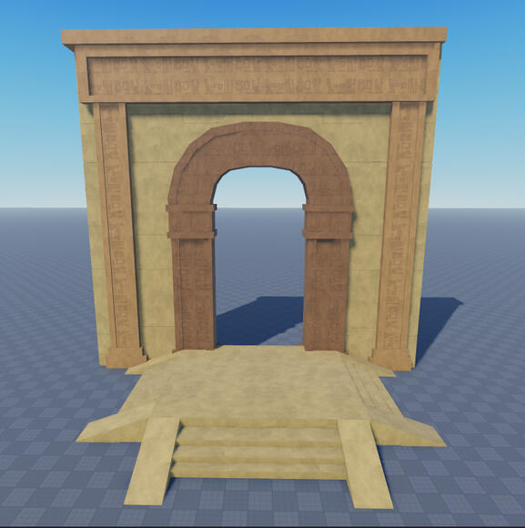 Egyptian Style Arch Egyptian Style Arch
